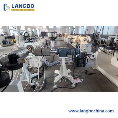 Línea de extrusión de tuberías de PE de doble capa simple/múltiple de 75-315 mm / Máquina para fabricar tuberías de HDPE / Línea de producción de tuberías de plástico