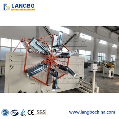 Línea de producción de tuberías de HDPE con extrusora de tornillo único de alto par