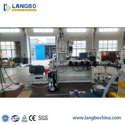 20-110 mm PPR reforzado HDPE UPVC línea de máquina de extrusión de tuberías, máquina de extrusión de tornillo de tuberías