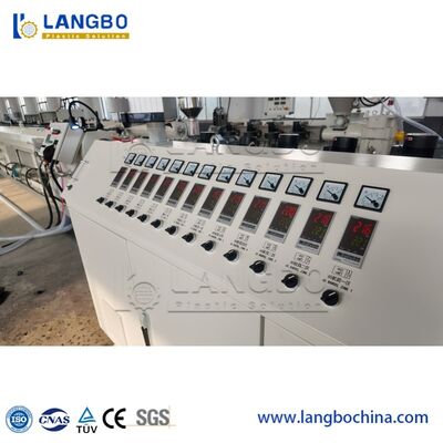 20-110 mm PPR reforzado HDPE UPVC línea de máquina de extrusión de tuberías, máquina de extrusión de tornillo de tuberías