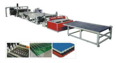 Línea respetuosa del medio ambiente 350KG de la protuberancia del perfil del PVC/producción del panel de pared de H incombustible
