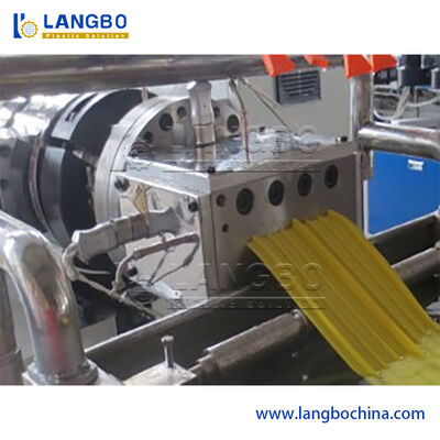 Línea de producción de perfiles Waterstop con alta plastificación para perfiles de sellado