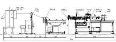 Transductor doble del diseño ABB del tornillo de la máquina plástica de la granulación de la alta capacidad