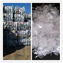 Línea de reciclaje plástica de la botella inútil del profesional, animal doméstico durable que recicla la línea