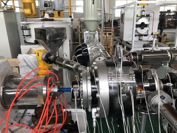 Línea plástica de la protuberancia del tubo de Ppr del vidrio de fibra con solo - diseño del tornillo
