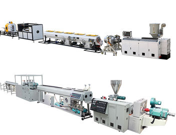 Máquina de tubería de PVC de SIEMENS Motor Línea de extrusión de plástico Alta automática