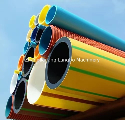 Línea de producción de tuberías de suministro de agua de gran diámetro de plástico PE HDPE Máquina de fabricación de extrusión