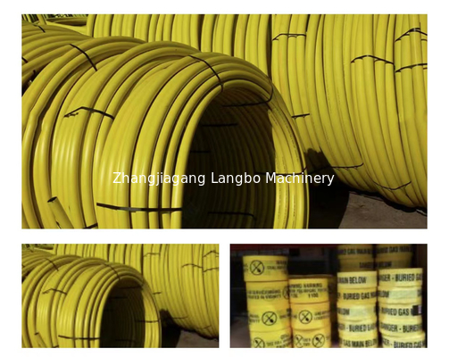 Línea de producción de extrusión de tuberías HDPE profesional personalizable Certificación CE