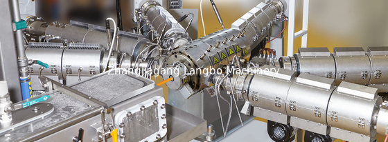 Línea de múltiples capas 16m m - 63m m 180kg/PLC de la protuberancia del tubo de Ppr de H Siemens