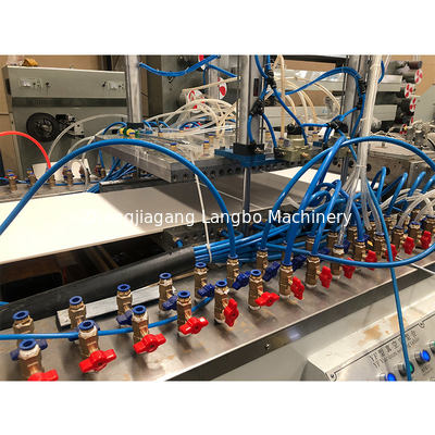 Siemens Motor Power Línea de producción de extrusión de perfiles de plástico de PVC totalmente automática para una producción de primer nivel