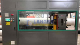 Línea de extrusión para la producción de tubería de PE de 110 mm, PLC, husillo simple