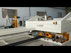 Línea de producción de extrusión de perfiles de PVC 55KW de doble husillo cónico