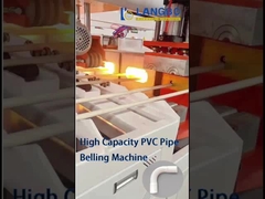 Línea de extrusión de conductos eléctricos de PVC de doble hebra de 20-63 mm con alta capacidad de salida