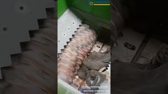 Trituradora de un solo eje para un reciclaje eficiente de plástico #trituradoradeuneje#trituracióndeplástico