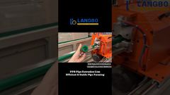 Línea de producción de tubería PPR de alta velocidad para aplicaciones de fontanería #tuberiappr#extrusióndetubería