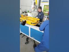 Máquina de extrusión de tubería corrugada de HDPE de 16-63 mm #tuberiacorrugada #extrusióndeplástico #tubodehdpe