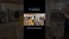 Máquina trituradora de plástico para el reciclaje de residuos plásticos#trituradoradeplástico #reciclajedeplástico