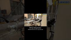 Línea de extrusión de tubería PPR de tres capas de 20-63 mm funcionando perfectamente en fábrica