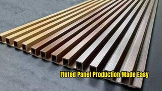 Línea de extrusión de paneles decorativos acanalados de PVC