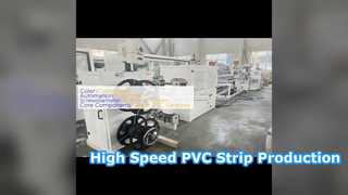 Producción de alta velocidad de la máquina de extrusión de tiras de sellado de PVC