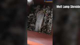 Máquina trituradora industrial de alta capacidad para reciclaje de latas de metal, papel y madera plástica