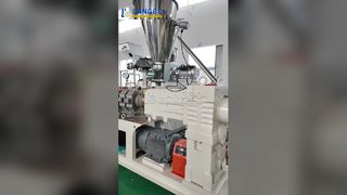 Línea de extrusión de tubos de PVC Producción continua y control de diámetro en línea