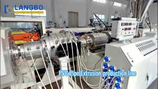 Línea de producción de extrusión de tubos de PVC