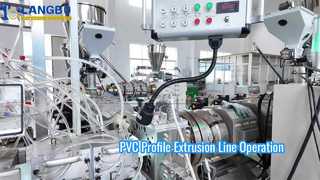 Proceso de extrusión de perfiles de PVC | Demostración de fábrica