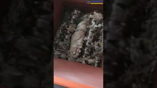 Máquina trituradora industrial de alta capacidad para reciclaje de latas de metal, papel y madera plástica